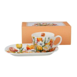 Teás készlet "Tavaszi tulipánkert" 450 ml