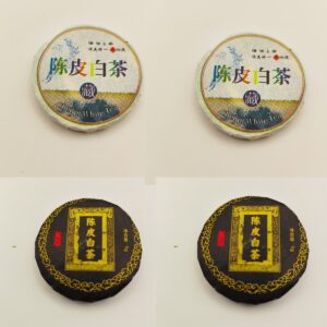 Pu-Erh "Mandarin Alkony" chenpi és érlelt fehér tea mini korong