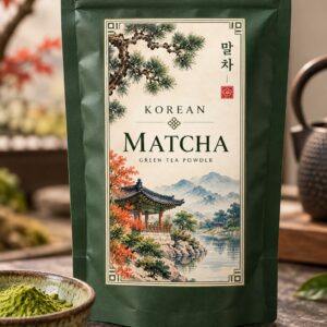 Koreai matcha "Reggeli harmat" zöldtea por 100 gr